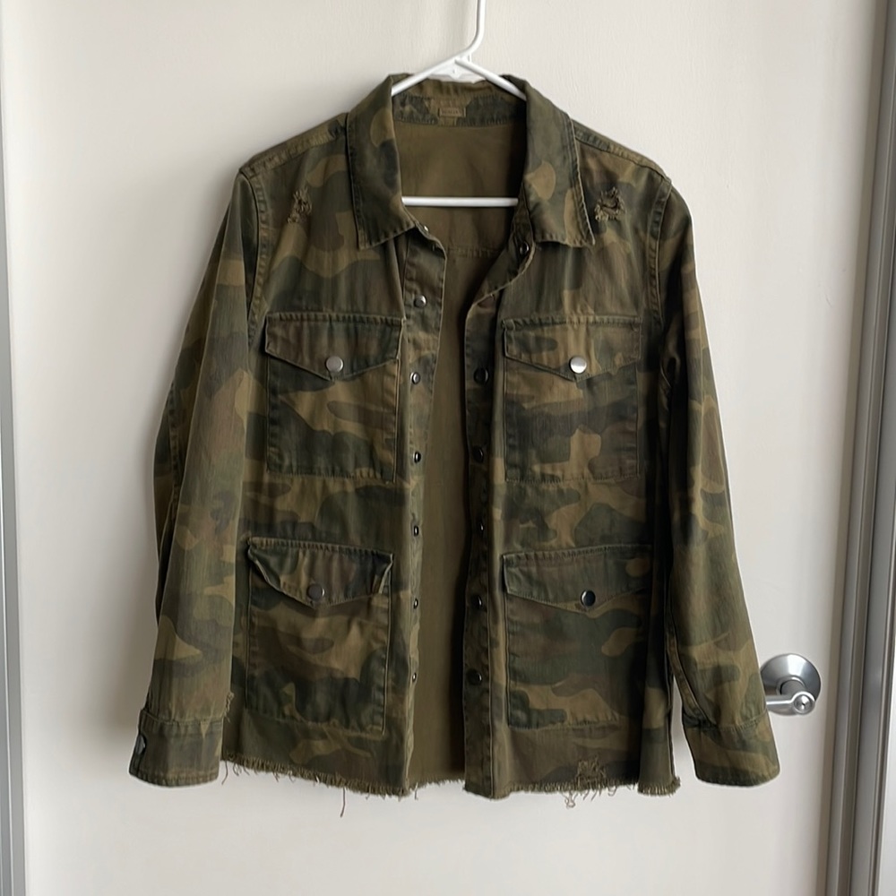 BlankNYC Oversized Reversible Utility Jacket - Size M